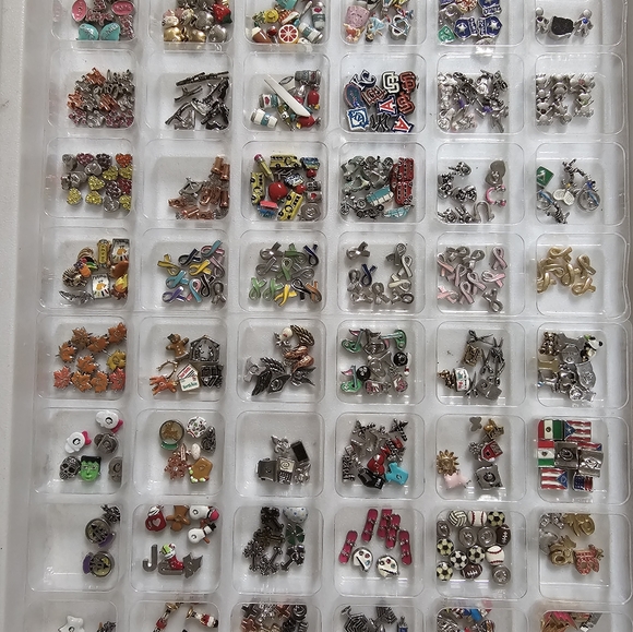 🦉 5/$21 🦉 O2 ORIGAMI OWL LIVING LOCKET FLOATING PETITE MEMORY CHARMS NEW!! - Picture 4 of 16